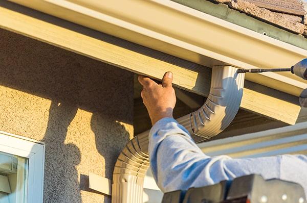 we offer warranties on labor and materials for gutter installation